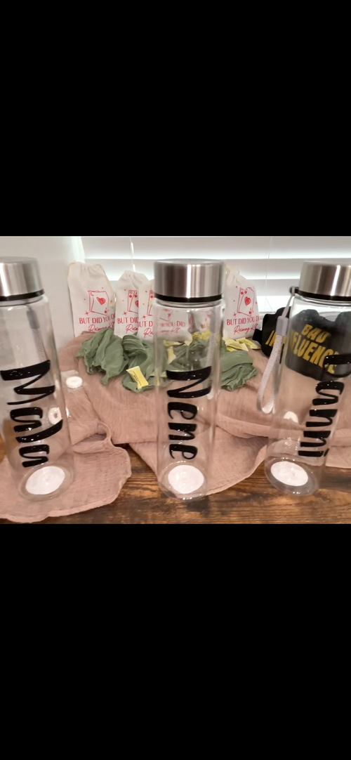 Customize your water bottle
