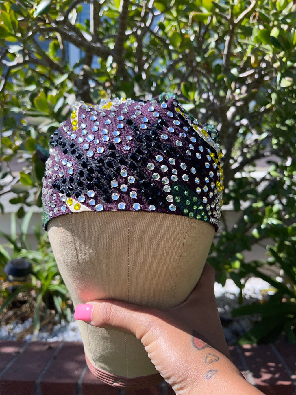 Bedazzled Army Fatigue Bandana