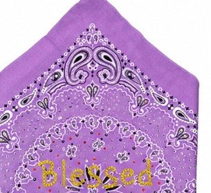 Custom Name Bedazzle Style Bandana