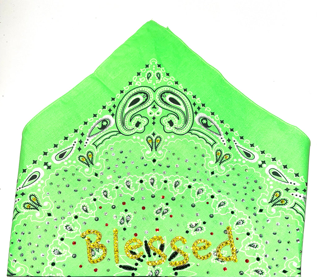 Custom Name Bedazzle Style Bandana